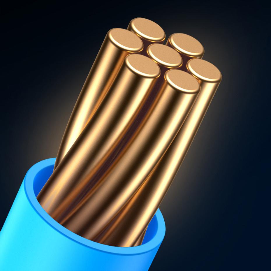 Baseus 15m High-Speed Flat Ethernet RJ45 Cable, 1Gbps, Black (Model: WKJS000301)