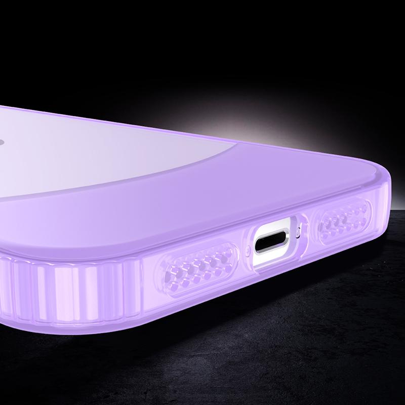 Чехол для iPhone 14 Pro Max, двухцветный ТПУ чехол для телефона, прозрачная задняя панель против царапин