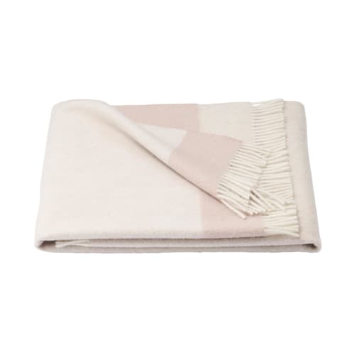 MUJI Шерстяное двустороннее одеяло розовое 80ÁE30см 83437602