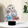 Cute Animal DIY Diamonds Painting Table Lamp Diamond Art Craft Light Ornaments LED Diamond Embroidery Night Lamp Home Decoration