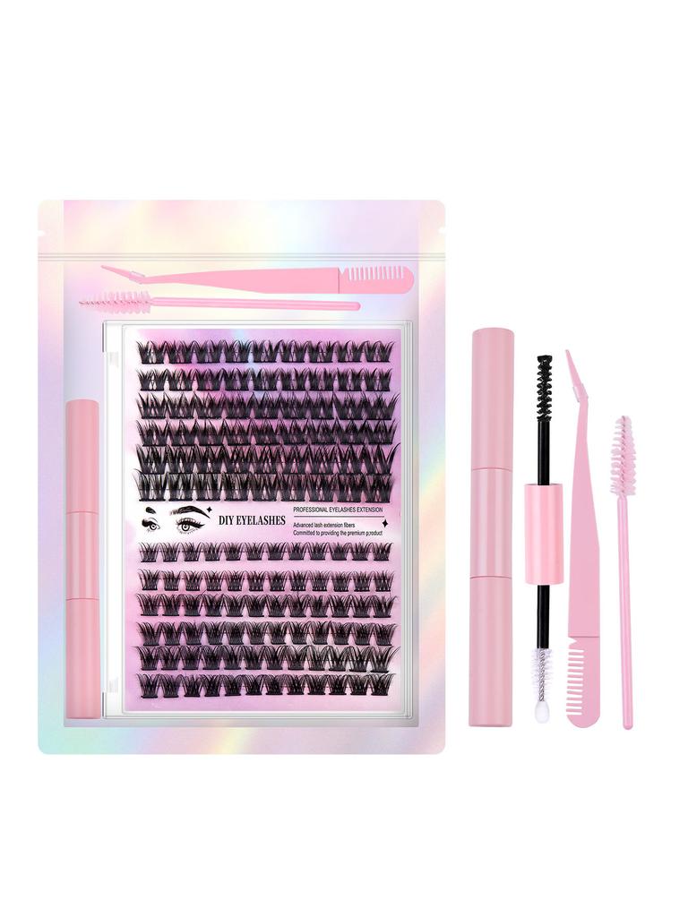 126 Clusters C Song Mixed Package Single Cluster False Eyelashes 10-14Mmdiy Segmented Multi-Hair Eyelashes