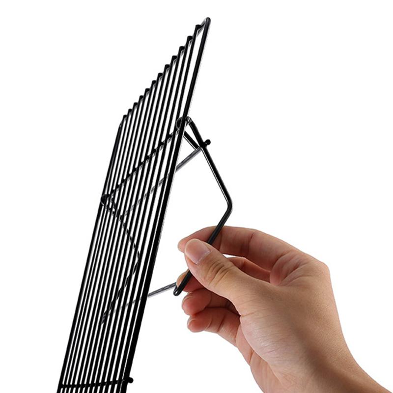 1PC Single Layer Wire Grid Bread Cake Biscuit Cooling Rack Stainless Steel Egg Tart Baking Tray Kitchen Barbecue Nonstick Shelf