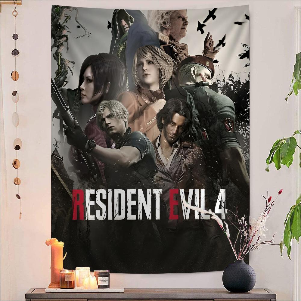 Canvas Painting Game RRESIDENT EVIL DIY Wall Tapestry for Living Room Home Dorm Decor Wall Art Decor