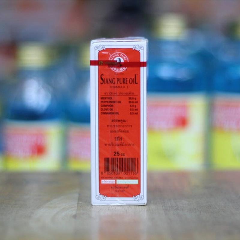 Siang Pure Масло красное 25cc от болей в мышцах, суставах и мигрени