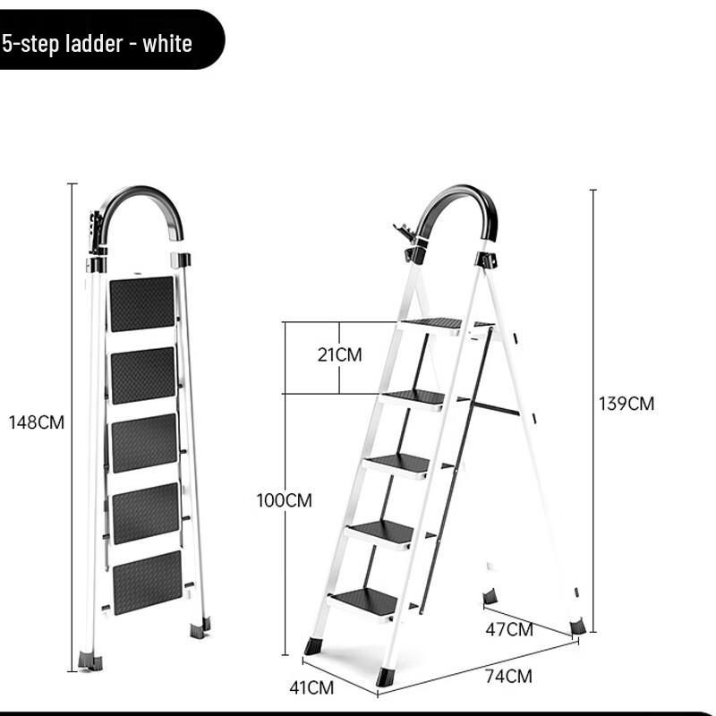 Miling Carbon Steel Folding A-Frame Ladder