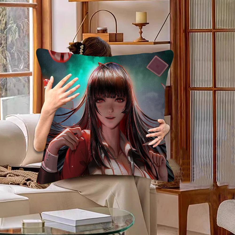 Kakegurui Аниме Подушка Чехол для Подушки Наволочка Гостиная Диван Домашний Декор Индивидуальный