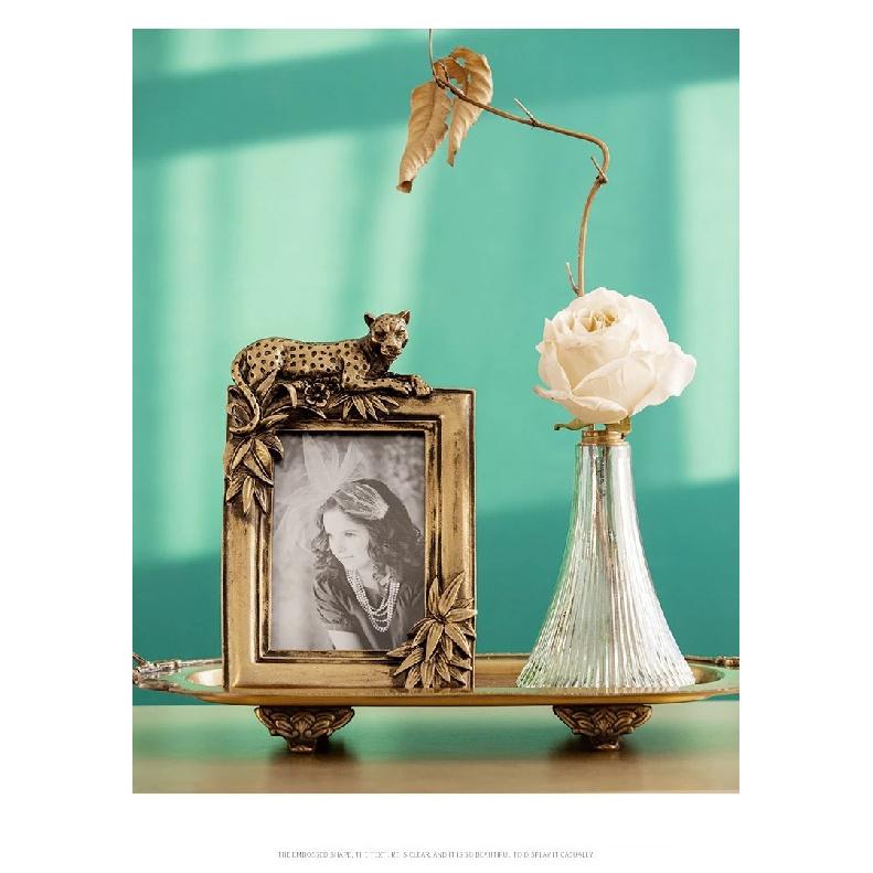 6/7 Inch Gold Plated Photo Frame High Quality Pictures Frames Figures Portrait Framed Art Modern Decor Wedding Anniversary Gifts