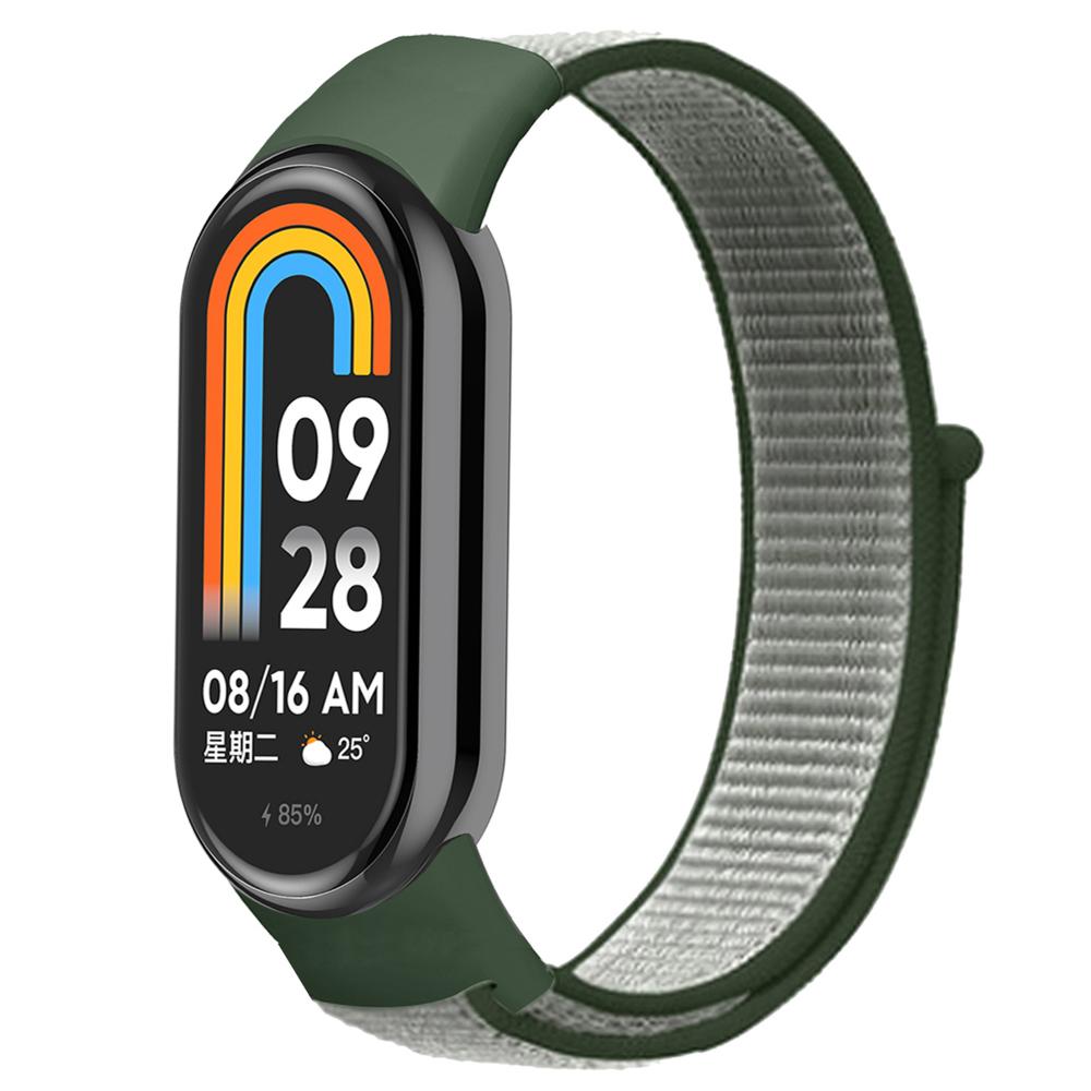 Нейлоновый ремешок для Xiaomi Mi Band 10/9/8 Браслет NFC Дышащий браслет Наручный ремешок Correa Спортивный ремешок для Mi band 8/9/10 Ремешок