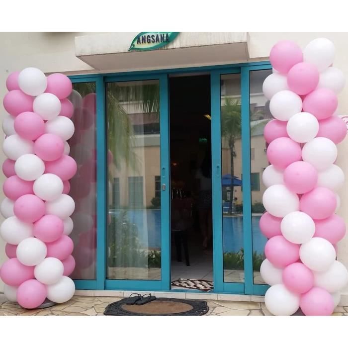 Latex Balloon - Pink - 50 Pieces - 10" (25 Cm) - Natural Latex - Helium Included
