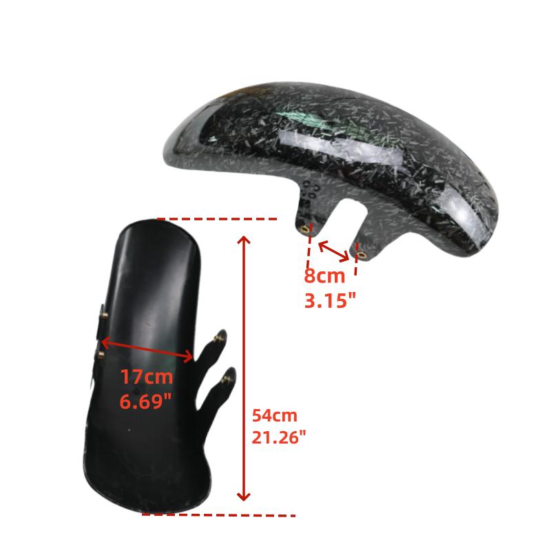 Motorcycle Front Fender Splash Mudguard Fairing for Harley Touring CVO Road Glide Street Glide 2023-2025
