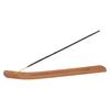 Natural Wooden Incense Stick Holder Ash Catcher Meditation Gift Ornament for Home Bedroom Church Decoration