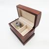(hej!e) Classic Wooden Jewelry Box with Musical Instrument, Velvet Interior, Perfect for Jewelry Storage, Weddings, Birthdays, and More, Brown