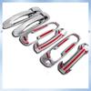 A51K-8Pcs/Set ABS Chrome 4 Door Outside Handle Cover Trims For 2002-2008 Dodge Ram 1500 2500 3500 Car Styling