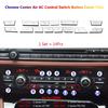 14x Center Control AC Air Button Cover Trim For BMW 5 GT 6 7 F10 F07 F01 F02 F06