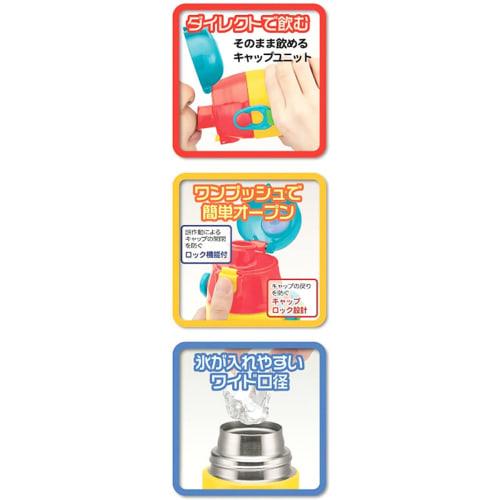 Skater Kids' Stainless Steel Water Bottle, Direct Drinking, 580ml, Sumikkogurashi, Girls' Size (SDC6N-A)