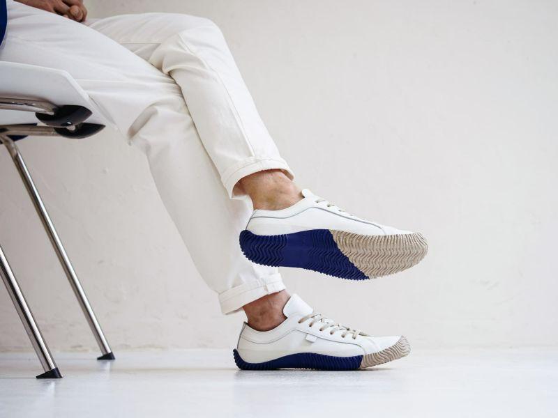Spingle Handmade Sneakers Sp-187 White Navy