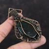 Подвеска Bloodstone, медная проволочная обертка, оригинальный кулон из драгоценных камней, проволочная обертка, ювелирное изделие ручной работы, медная бижутерия, подарок для женщин