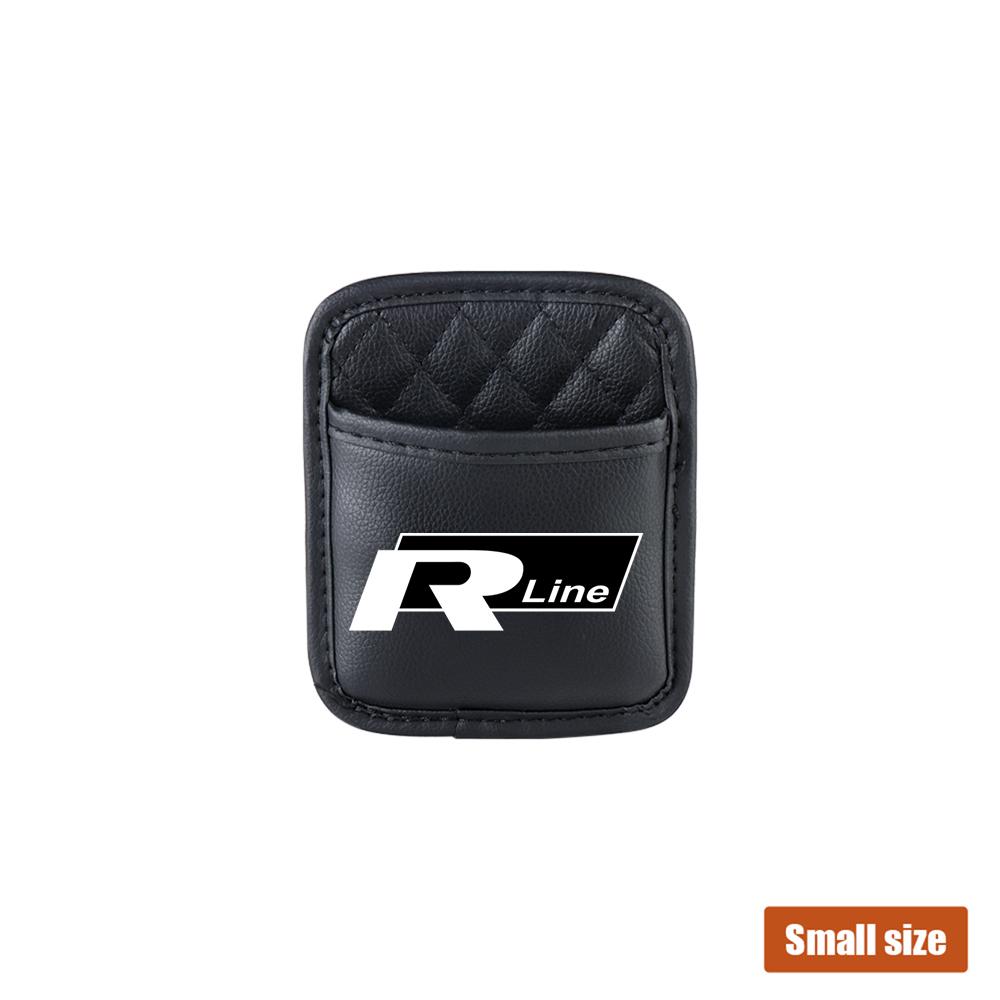 T281pcs Car Styling Storage Pocket Seat Back Side Door Organizer Bag Center Cover For VW RLINE Golf Passat B6 Volkswagen Jetta Bora