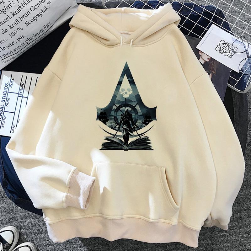 Толстовка с капюшоном Assassins Creed с принтом для мужчин/женщин, повседневная мода, рубашка с капюшоном, длинные рукава, свитера, толстовки, свободные, унисекс, одежда