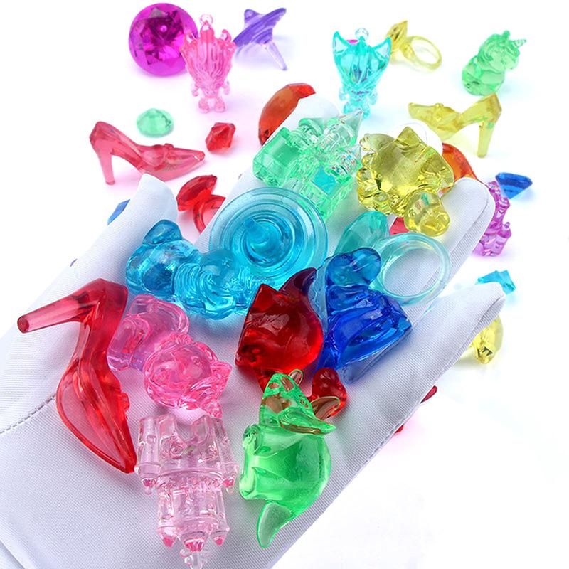 1 Box Party Confetti Wedding Christmas Plastic For Kids Toy Crystal Gems Diamond Jewels Treasure Chest Pirate Filler Props