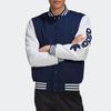 adidas Оригинальные Куртки Мужские Синие С Воротником-стойкой Умеренные Другие GE1346