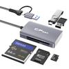 Док-станция типа C с высокоскоростным CFast Reader USB3 0 Hub SD TF Card Reader, многофункциональный адаптер