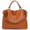 Top Layer Cowhide Fashion Saddle Carrying Crossbody Single Shoulder Large Capacity Genuine Leather Women's Bag
