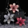 Creative Lily Simulation Flower Keychain Pendant Backpack Decoration Accessories Gifts