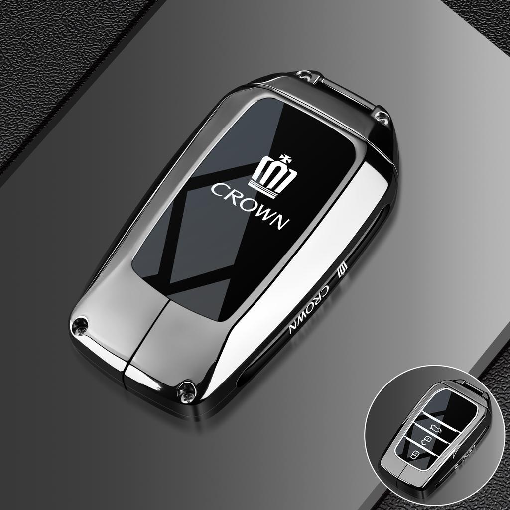 For Toyota Crown Land Release Keycase 2024 13th and 14th Generation Crown Car Special Shell Leather Full Buckle