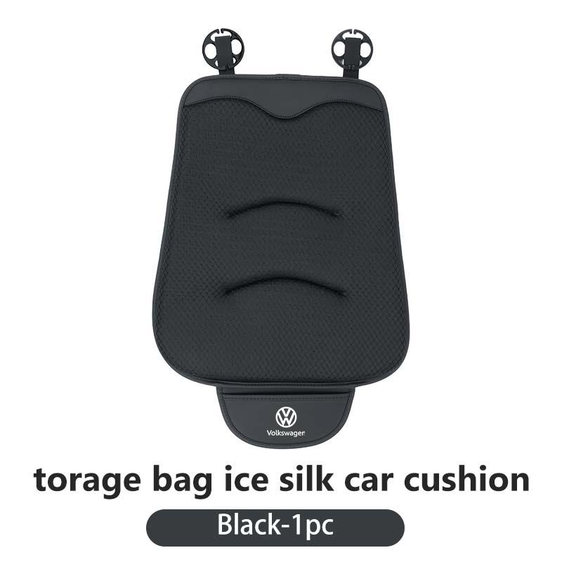 Hub Caps For Volkswagen VW Car Seat Cover Breathable Ice Silk Universal Auto Seat Cushion Polo Jetta Sagitar Magotan Passat B5 B
