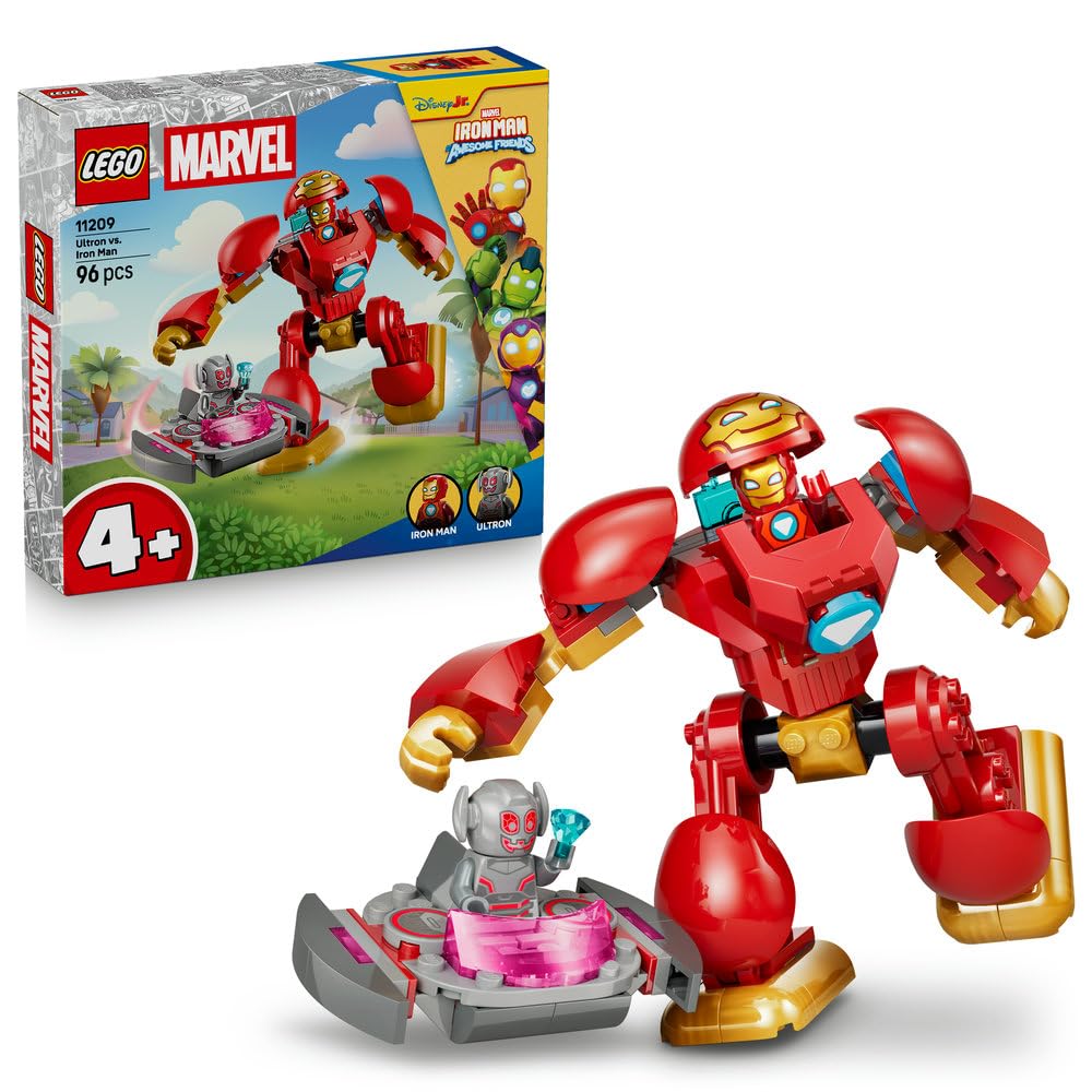 LEGO Marvel Ультрон против. Железный человек 11209 Игрушка для мальчиков и девочек