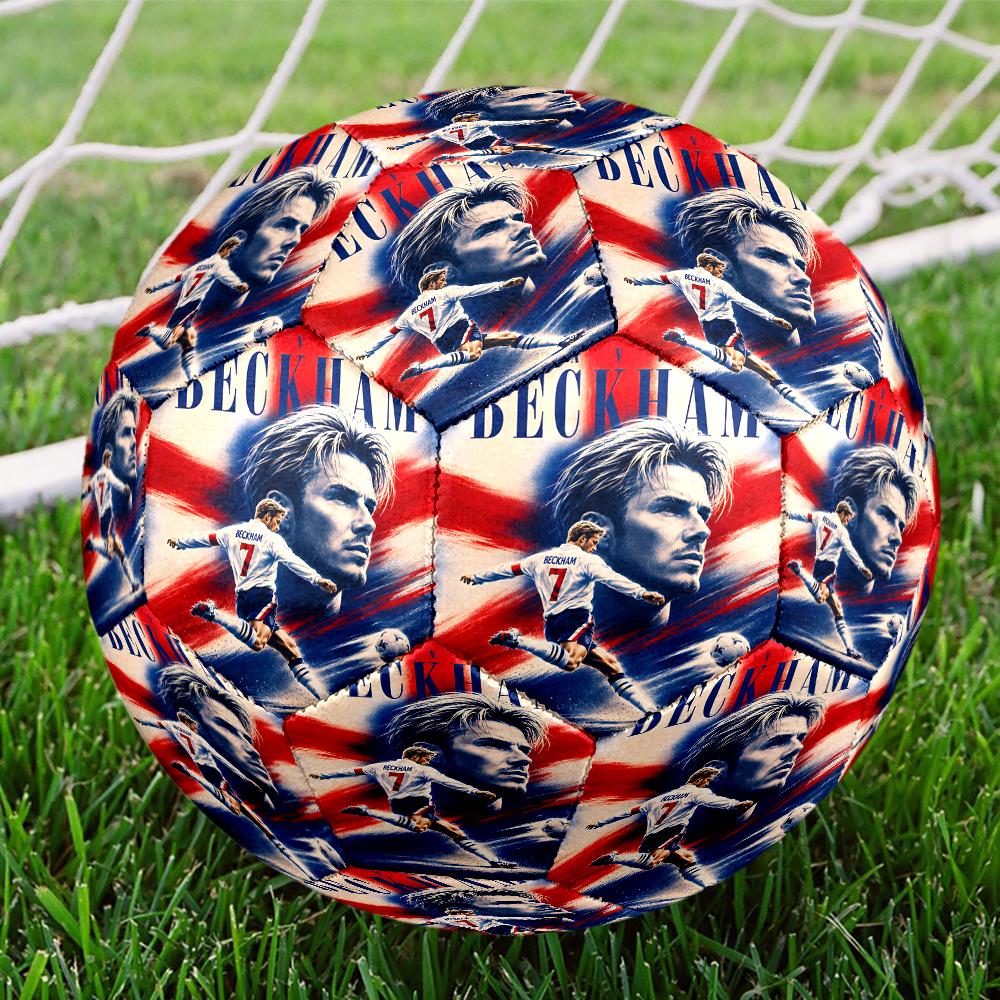 David Manchester United Legend Size 5 Soccer Balls, Anti-Slip, Protective Football, Outdoor Sport, a Unique Gift Suitable for him/her, Birthdays