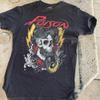 Poison rock punk tour группа футболка с коротким рукавом черного цвета KV35609 Унисекс футболка