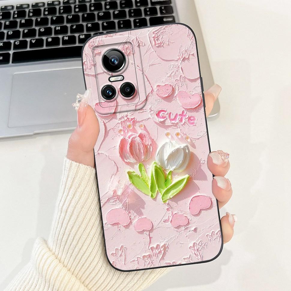 Чехол для телефона Realme GT Neo 3 Чехол RMX3561 RMX3560 Уникальный узор Чехлы Мягкий ТПУ Fundas Для Realme GT Neo 3 Neo3 5G Задняя крышка