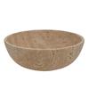 Hestia Travertine Decorative Bowl - 15cm
