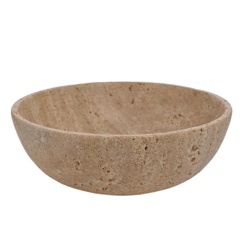 Hestia Travertine Decorative Bowl - 15cm