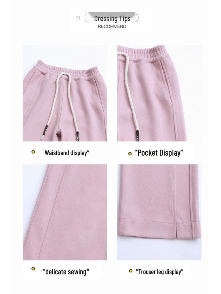 Girls' Winter Fleece-Lined Pants 2025: Versatile, Casual Outing Wear for Medium and Large Children