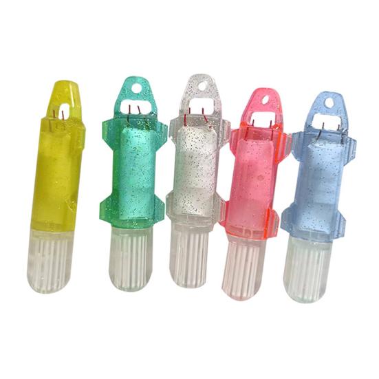 Водонепроницаемый портативный светодиодный фонарь на батарейках с высокой яркостью, погружной, для привлечения рыбы, мини, многоцветный, подводный, для привлечения рыбы