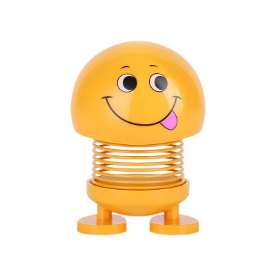 Car Ornaments Smiling Face Spring Doll Expression Package Toys Shook His Head Car Accessories