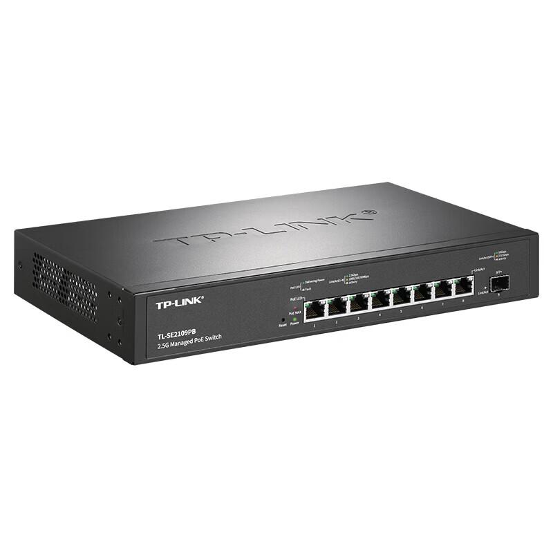 TP-LINK 9-Port 2.5G PoE Managed Switch with 10G SFP+