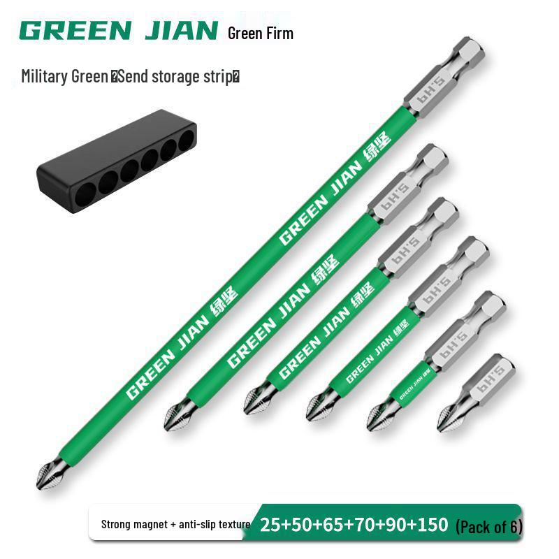 Набор магнитных электрических отверток высокой прочности с ударными удлиненными битами