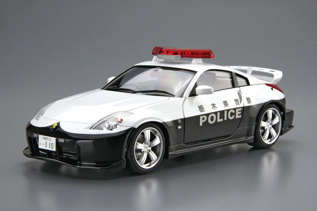 Aoshima Bunka Kyozaisha The Patrol Car Series Nissan Z33 Fairlady Z Version Nismo Patrol Car 2007 Plastic Model 1/24 No.2