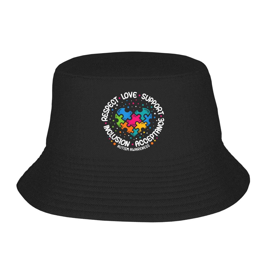 New Unisex Autism Awareness Im Not Misbehaving I Have Autism Bucket Hat Personality Fisherman Hats Summer Retro Travel Hiking
