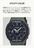Часы Casio Utility Color с защитой Carbon Core Guard Зеленые G-Shock GA-2110SU-3AJF Мужские Структура,