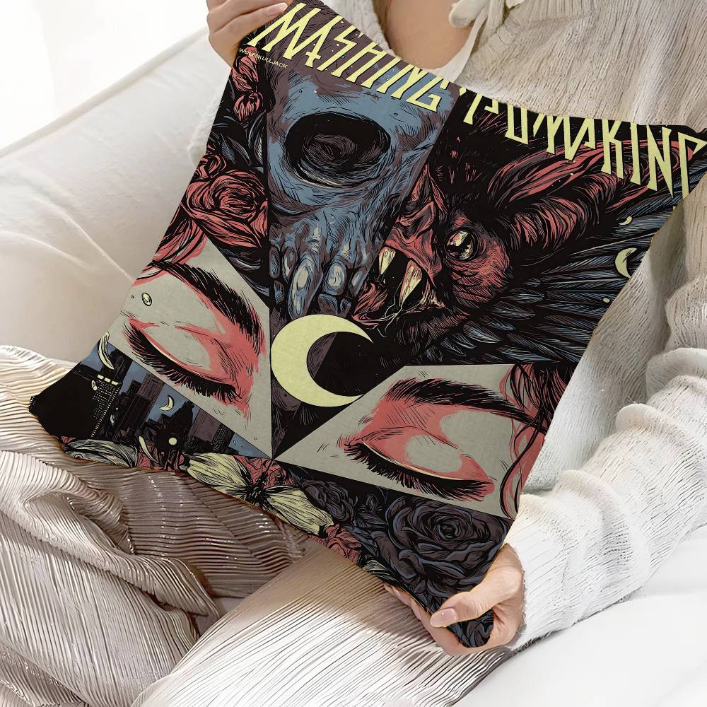 Smashing PPumpkins Pillow Cover for Bedroom Room and Living Room Sofa Decorative Cushion Cover