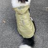 Reflective Large Breed Dog Rain Poncho - Waterproof & Windproof Hooded Raincoat