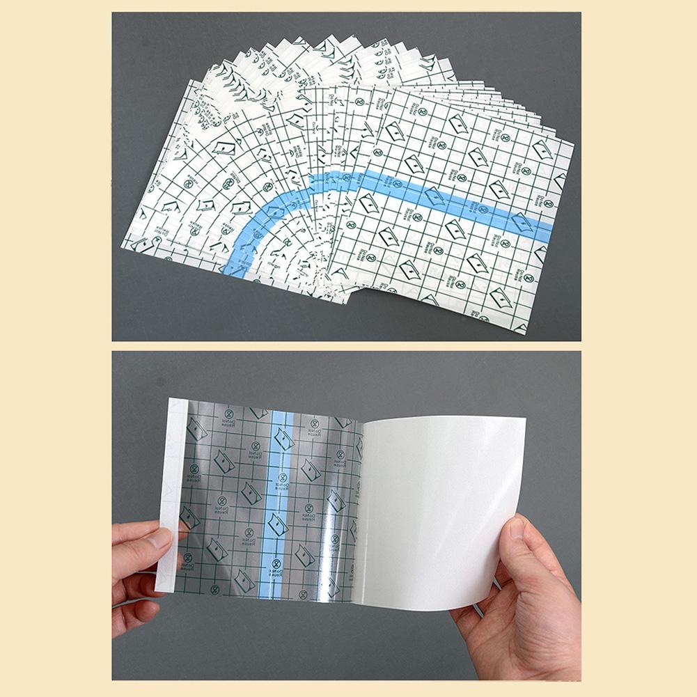 10 шт. клейкая лента прозрачная полиуретановая антиаллергическая медицинская раневая повязка фиксирующая лента водонепроницаемый пластырь