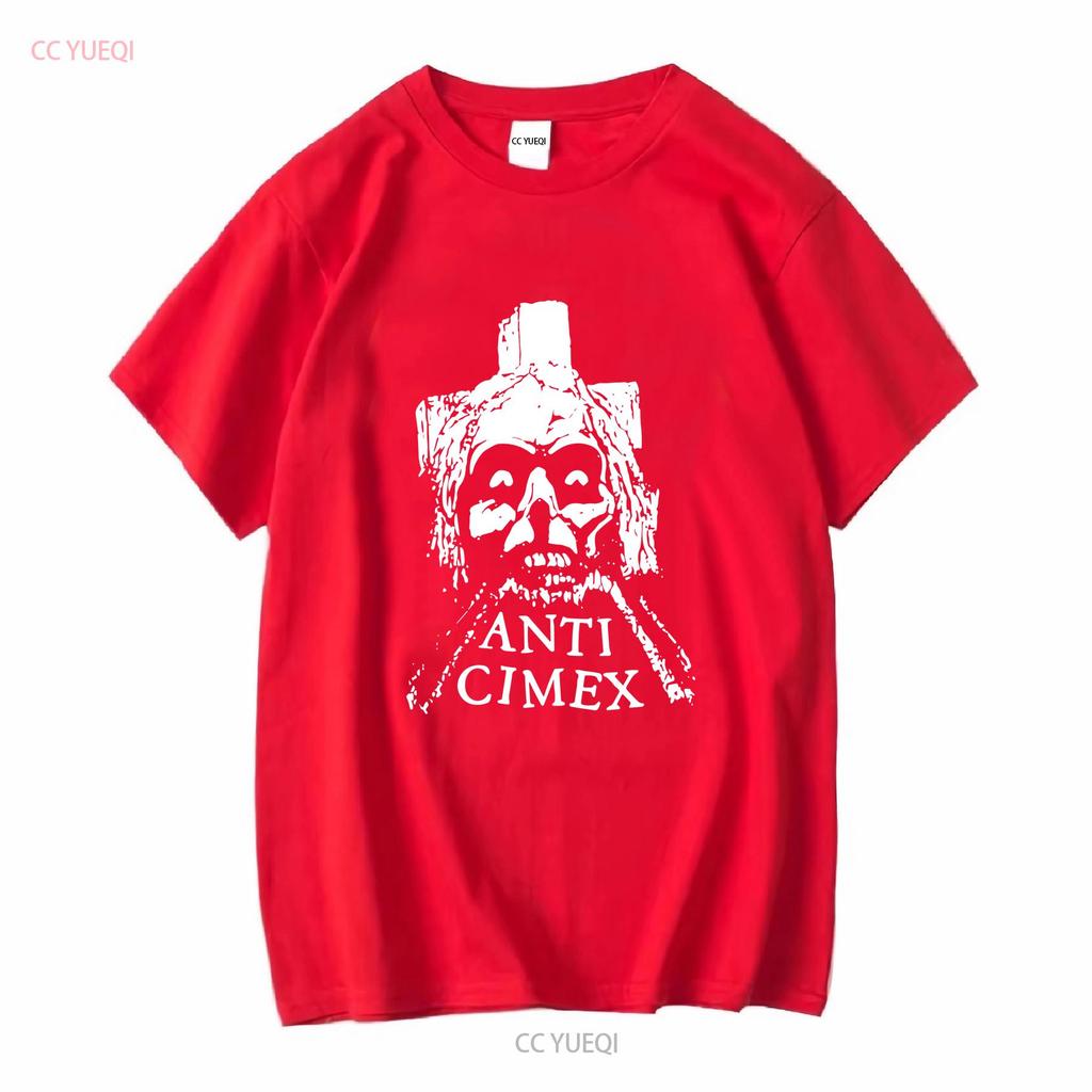 Мужская панк-футболка Anti Cimex Crust Grindcore Discharge GBH Zombie с длинным или коротким рукавом винтажная стираная с принтом мягкая уличная одежда