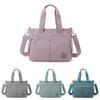Womens Medium Nylon Tote Bag With Inner Zipper And Phone Pocket For Daily Use And Shopping