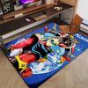 Custom UFO Robot Grendizer Mat Personalized Name, Polyester Washable Indoor Entryway Rug, Gift for Christmas, Easter, Thanksgiving Day